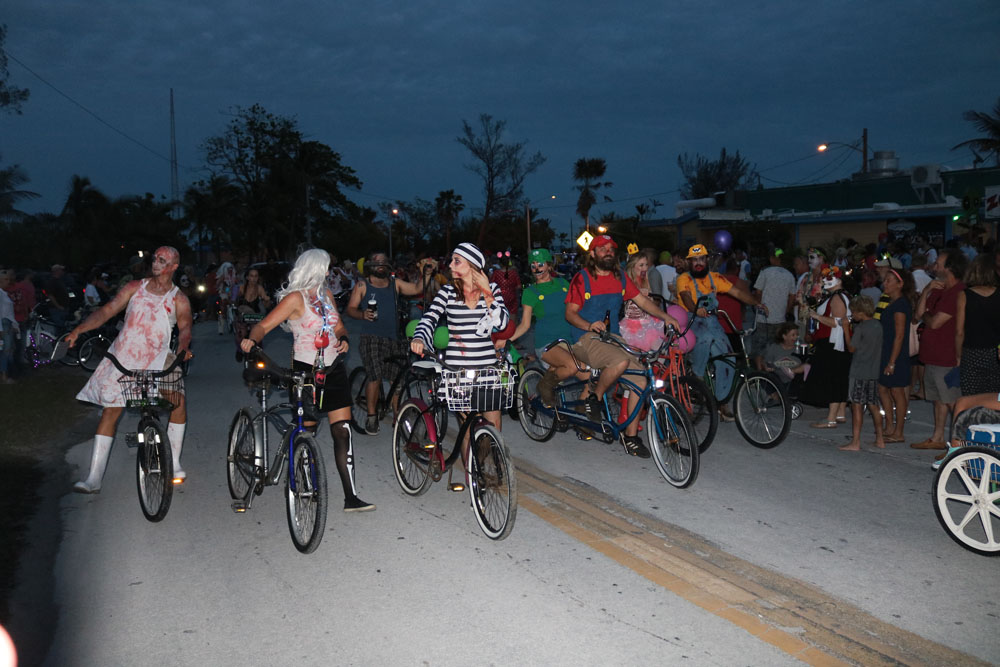 Zombie Bike Ride 2017 photo - Duval Street, Key West